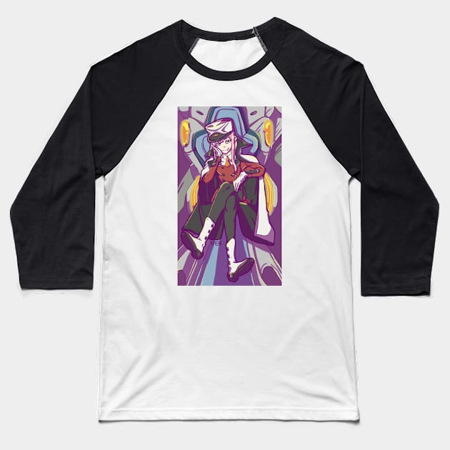 Zero Two Baseball T-Shirt by LittleKips